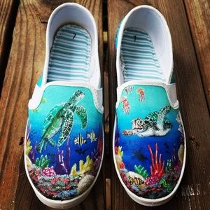 Custom handpainted shoes
